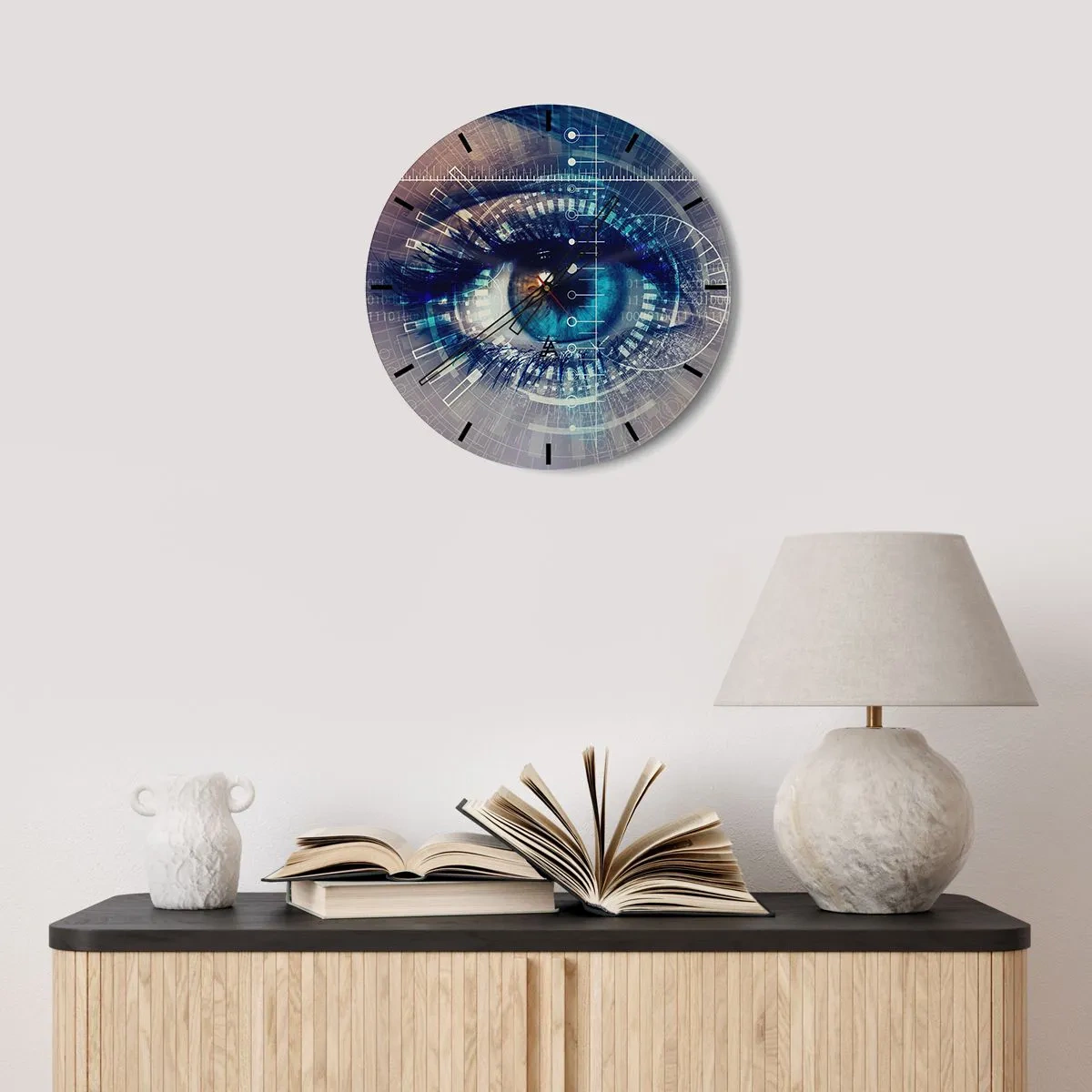 Horloge murale - Pendule murale - Tu penses que tu me connais - 40x40 cm