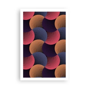 Affiche - Poster - Dans un rythme circulaire - 61x91 cm