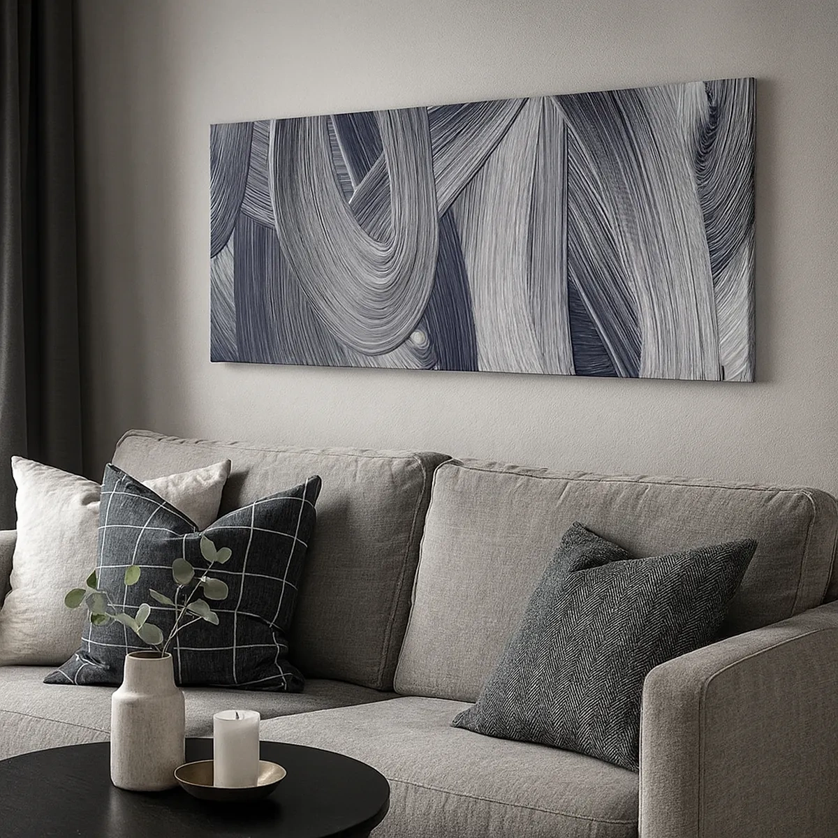 Impression sur toile - Image sur toile - La fluidité de la réalité - 30x30 cm