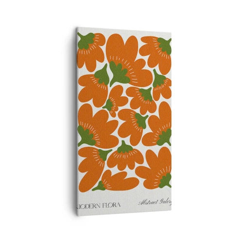 Impression sur toile - Image sur toile - La vie des fleurs - 45x80 cm