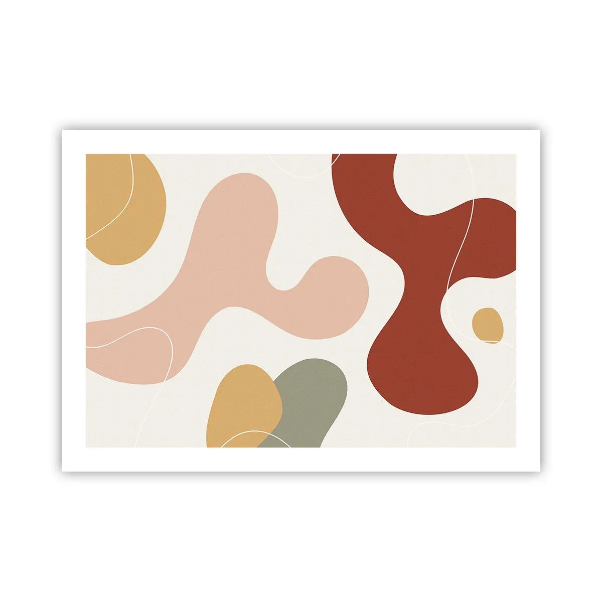 Affiche - Poster - Entrelac - 70x50 cm