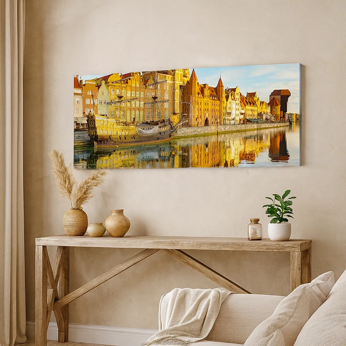 Impression sur toile - Image sur toile - Reflet dans le miroir du passé - 30x30 cm