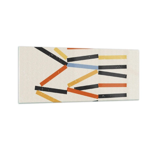 Impression sur verre - Image sur verre - Composition de niveaux - 100x40 cm