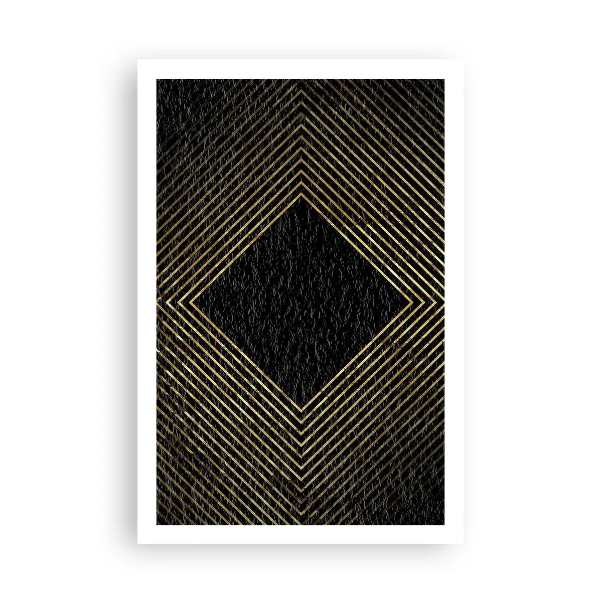 Affiche - Poster - Géométrie dans un style glamour - 61x91 cm