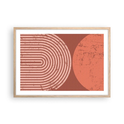 Affiche dans un chêne clair - Poster - Une relation proche - 70x50 cm