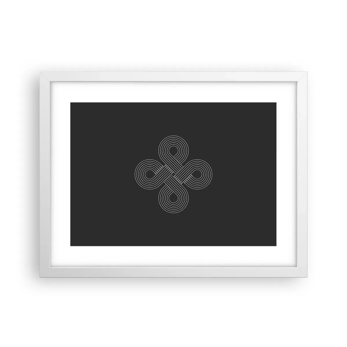 Affiche dans un cadre blanc - Poster - Dans l'âme celtique - 40x30 cm