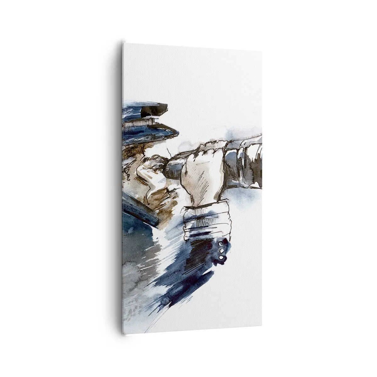 Impression sur toile - Image sur toile - Dix sur l'échelle de Beaufort ! - 65x120 cm