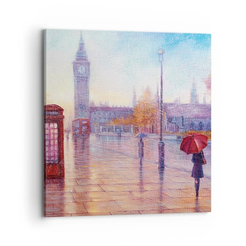 Impression sur toile - Image sur toile - Jour automnal londonien - 70x70 cm
