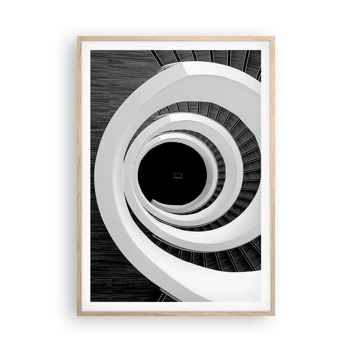 Affiche dans un chêne clair - Poster - Les choses concrêtes - 70x100 cm