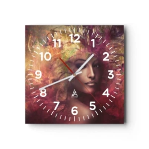 Horloge murale - Pendule murale - Je suis ici! - 40x40 cm