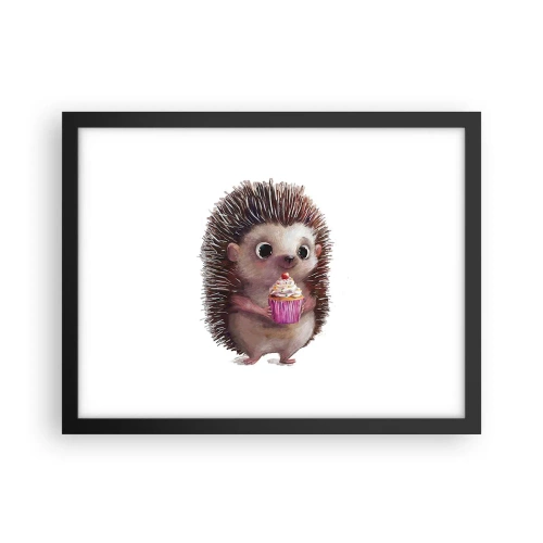 Affiche dans un cadre noir - Poster - La fête c'est tous les jours - 40x30 cm