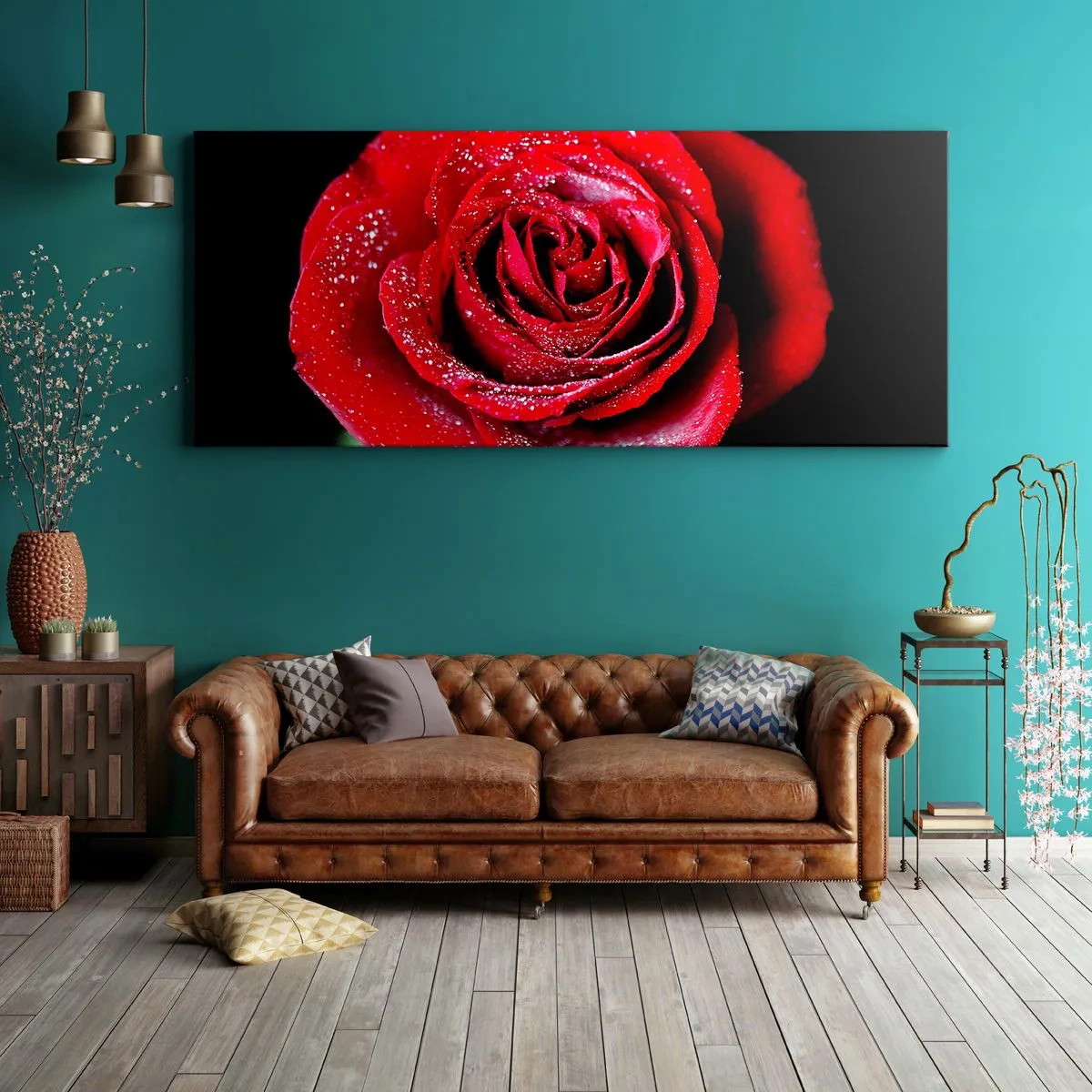 Impression sur toile - Image sur toile - C'est ça l'amour - 90x30 cm