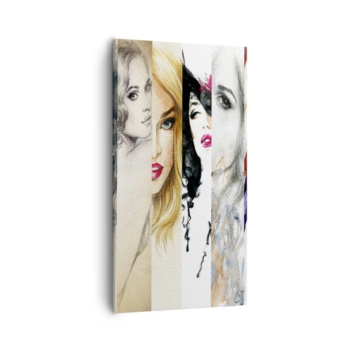 Impression sur toile - Image sur toile - Et c'est toujours TOI - 55x100 cm