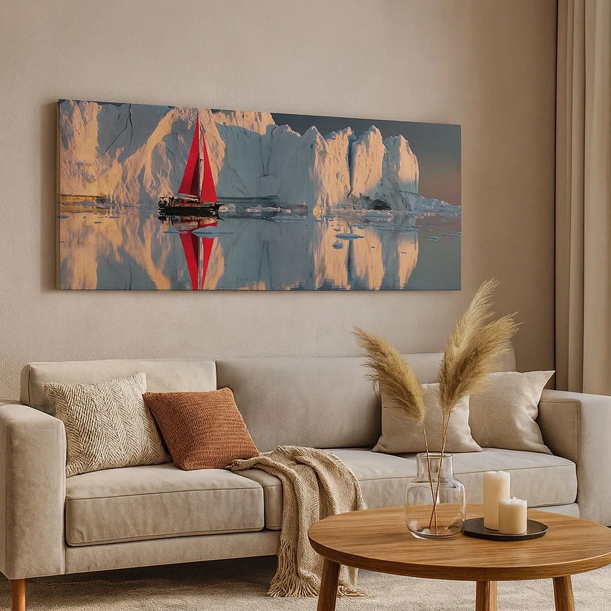 Impression sur toile - Image sur toile - Aux limites du monde - 100x40 cm