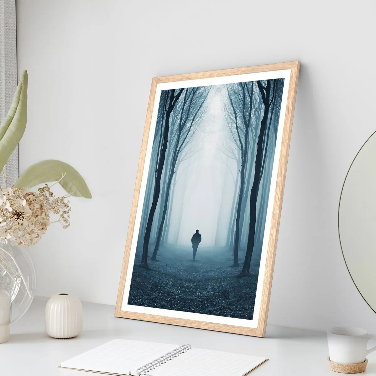 Affiche dans un chêne clair - Poster - Tout est simple et clair - 50x70 cm