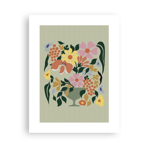 Affiche - Poster - Un bouquet plein de vie - 30x40 cm