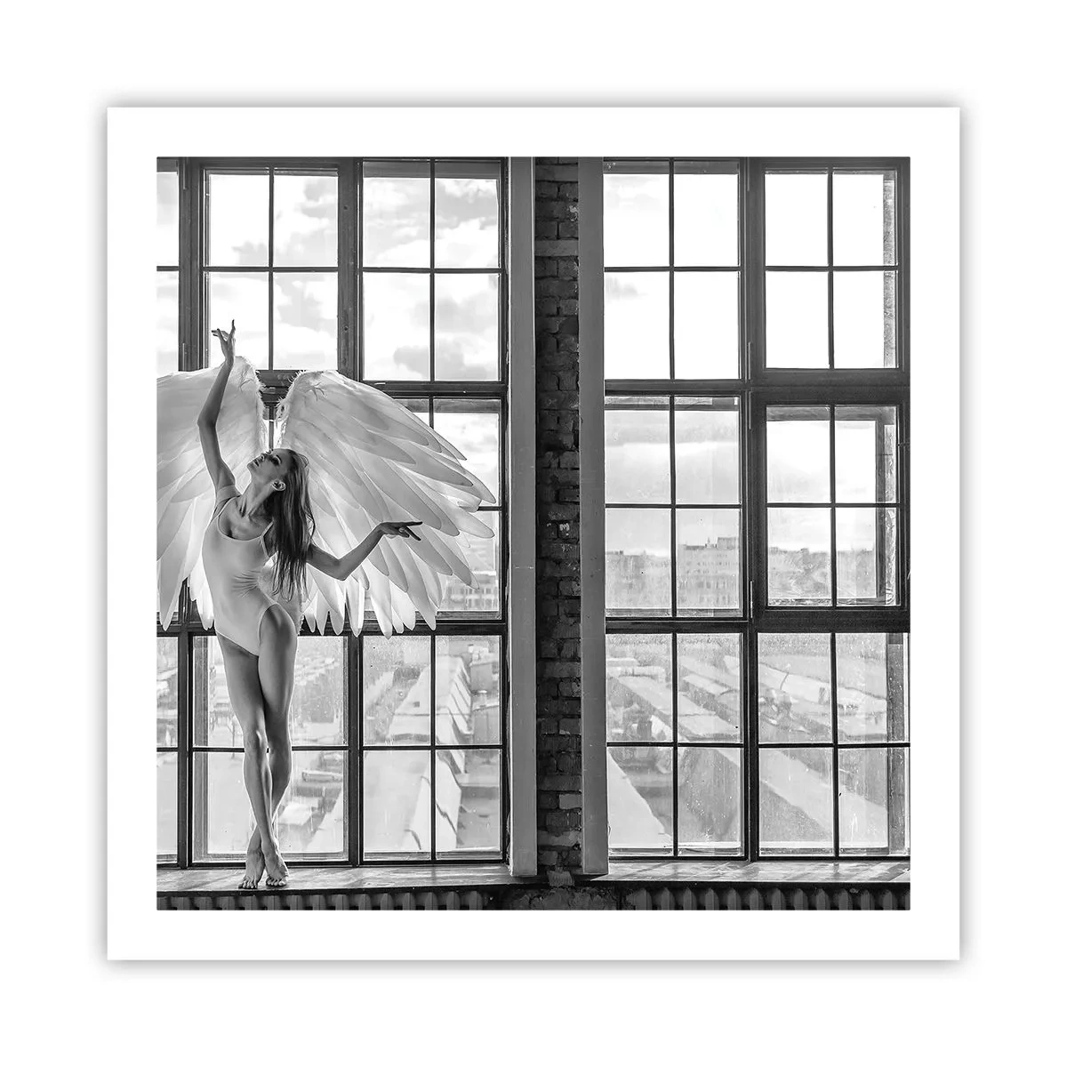 Affiche - Poster - La ville des anges? - 60x60 cm