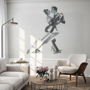 Papier Peint Autocollant Deluxe Sticker - En un battement - Tango, Danse, Danseur - 450x315 cm