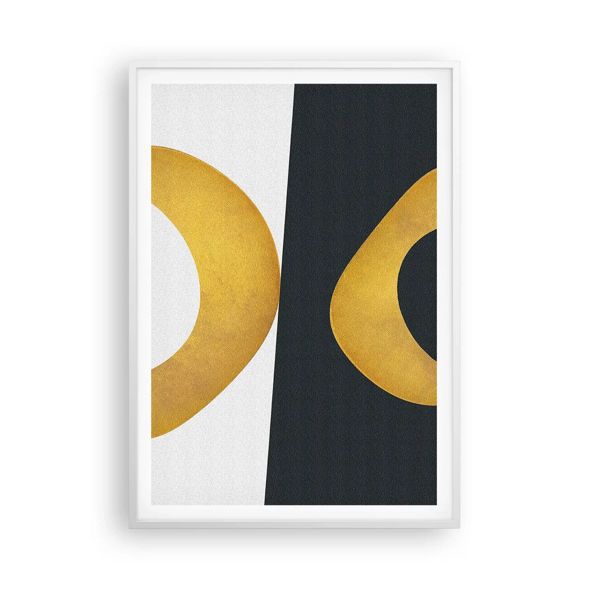 Affiche dans un cadre blanc - Poster - Avant tout : l’or - 70x100 cm