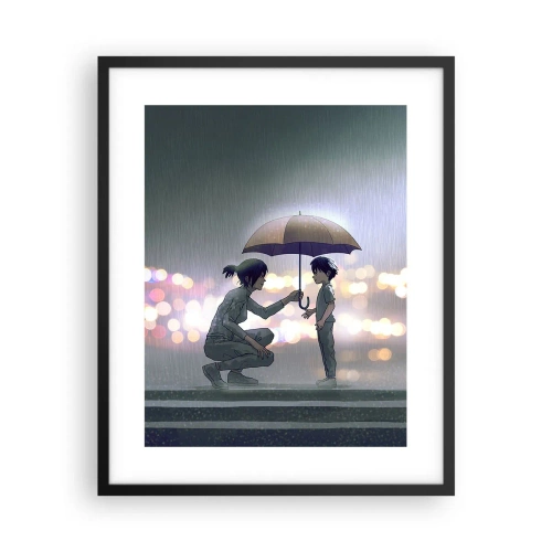 Affiche dans un cadre noir - Poster - Et maintenant, tout va bien - 40x50 cm