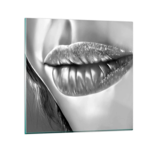 Impression sur verre - Image sur verre - Je sais à quoi tu penses… - 60x60 cm