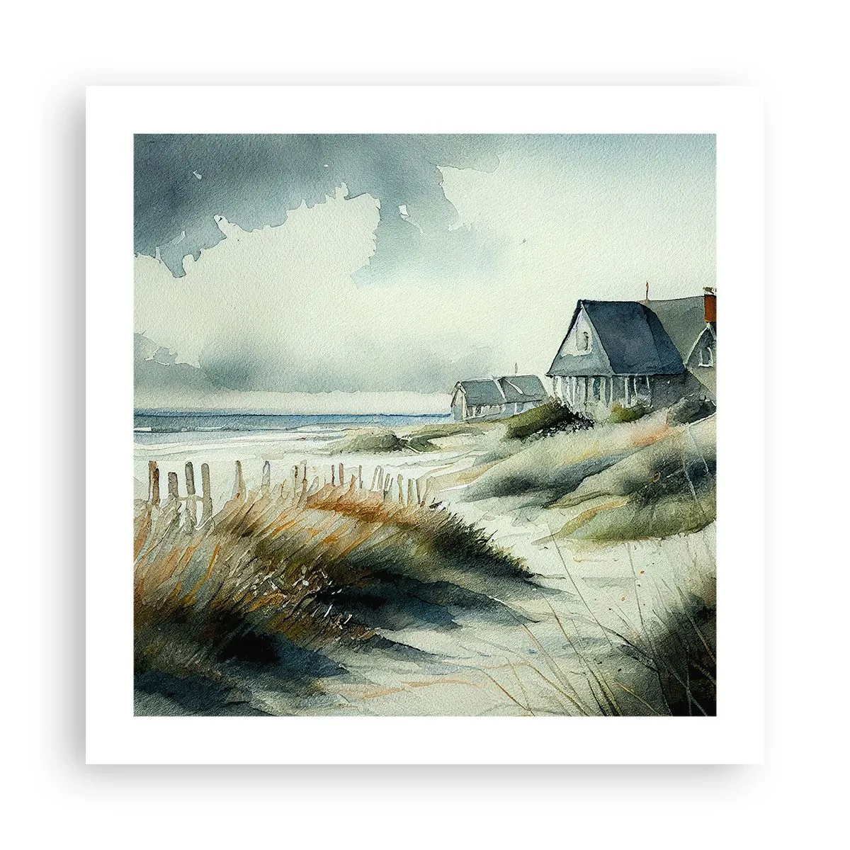 Affiche - Poster - Loin de l'agitation - 50x50 cm