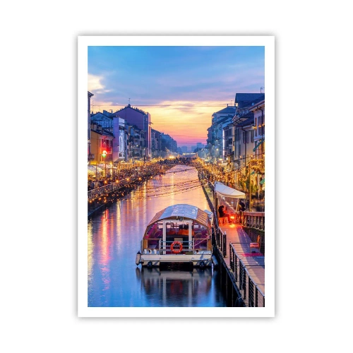 Affiche - Poster - Soirée de lumière et de jeu - 70x100 cm