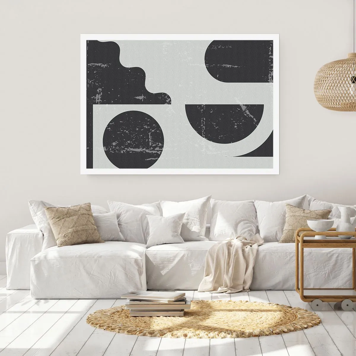 Affiche - Poster - Composition dessus et dessous - 91x61 cm