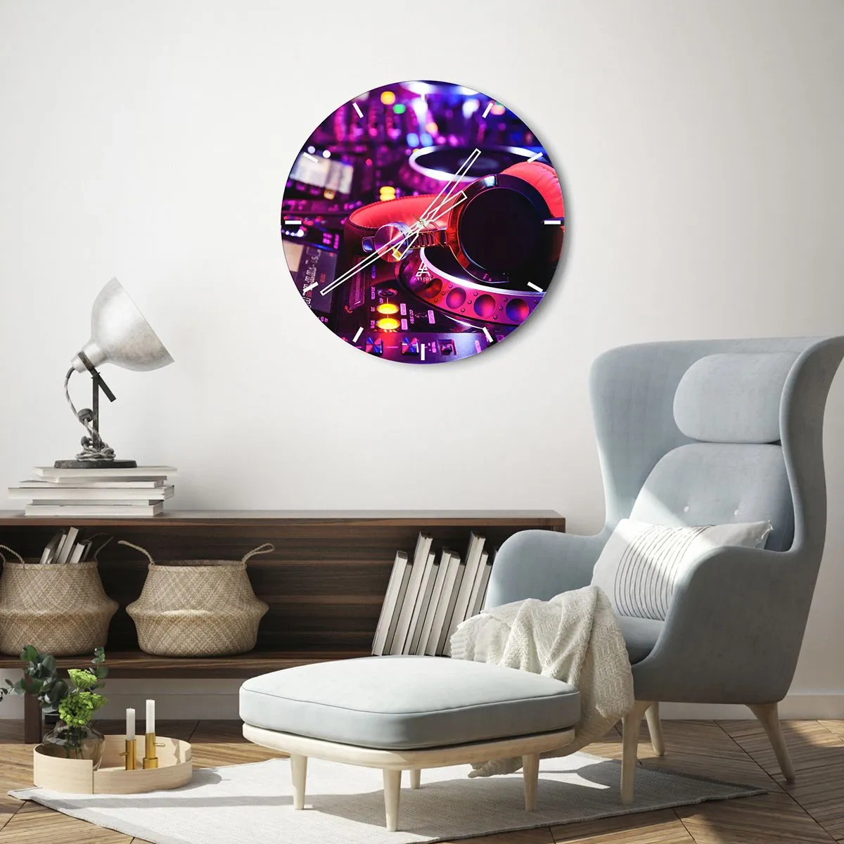 Horloge murale - Pendule murale - Avant que le plaisir ne commence - 30x30 cm