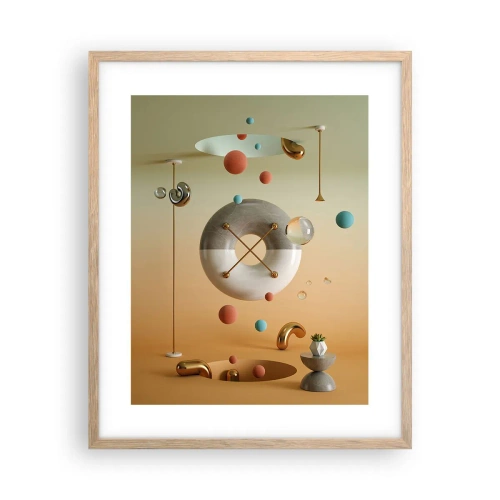 Affiche dans un chêne clair - Poster - Tout peut arriver - 40x50 cm