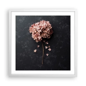 Affiche dans un cadre blanc - Poster - Un signe vraiment romantique - 50x50 cm