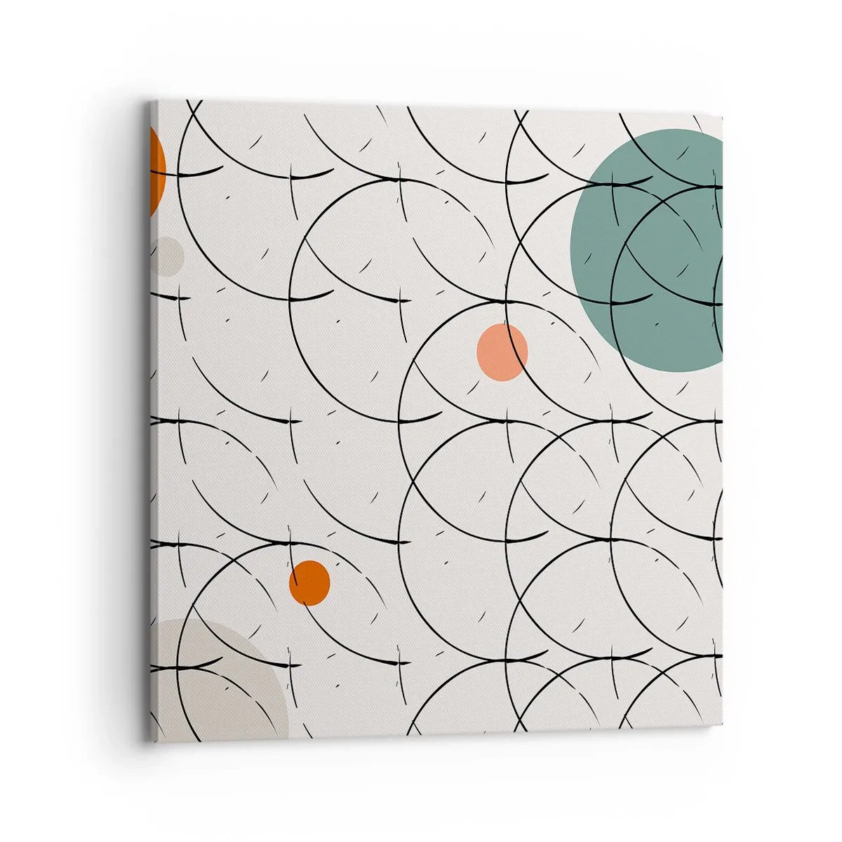 Impression sur toile - Image sur toile - Dans l'esprit pop art - 70x70 cm