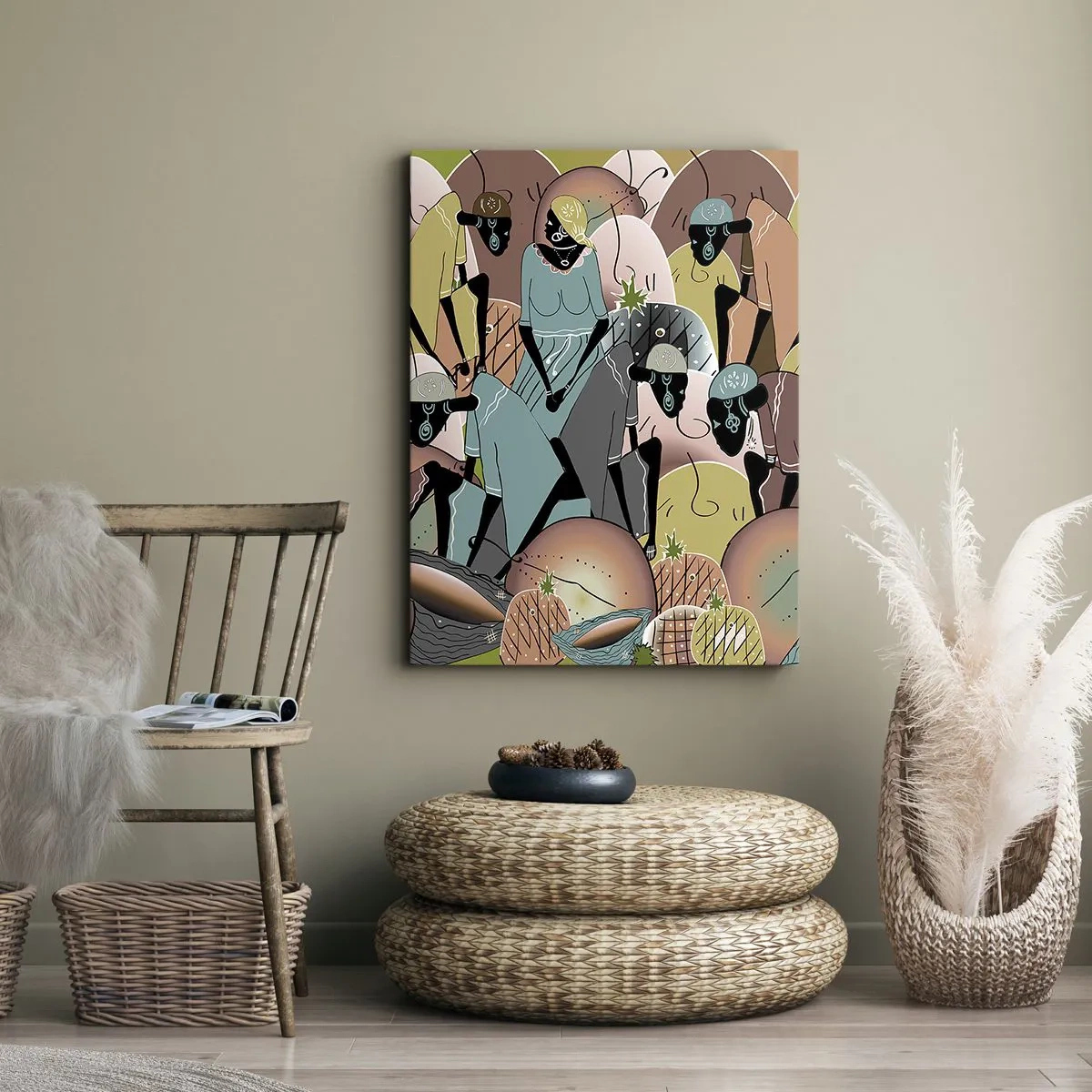 Impression sur toile - Image sur toile - De grandes fêtes arrivent - 45x80 cm