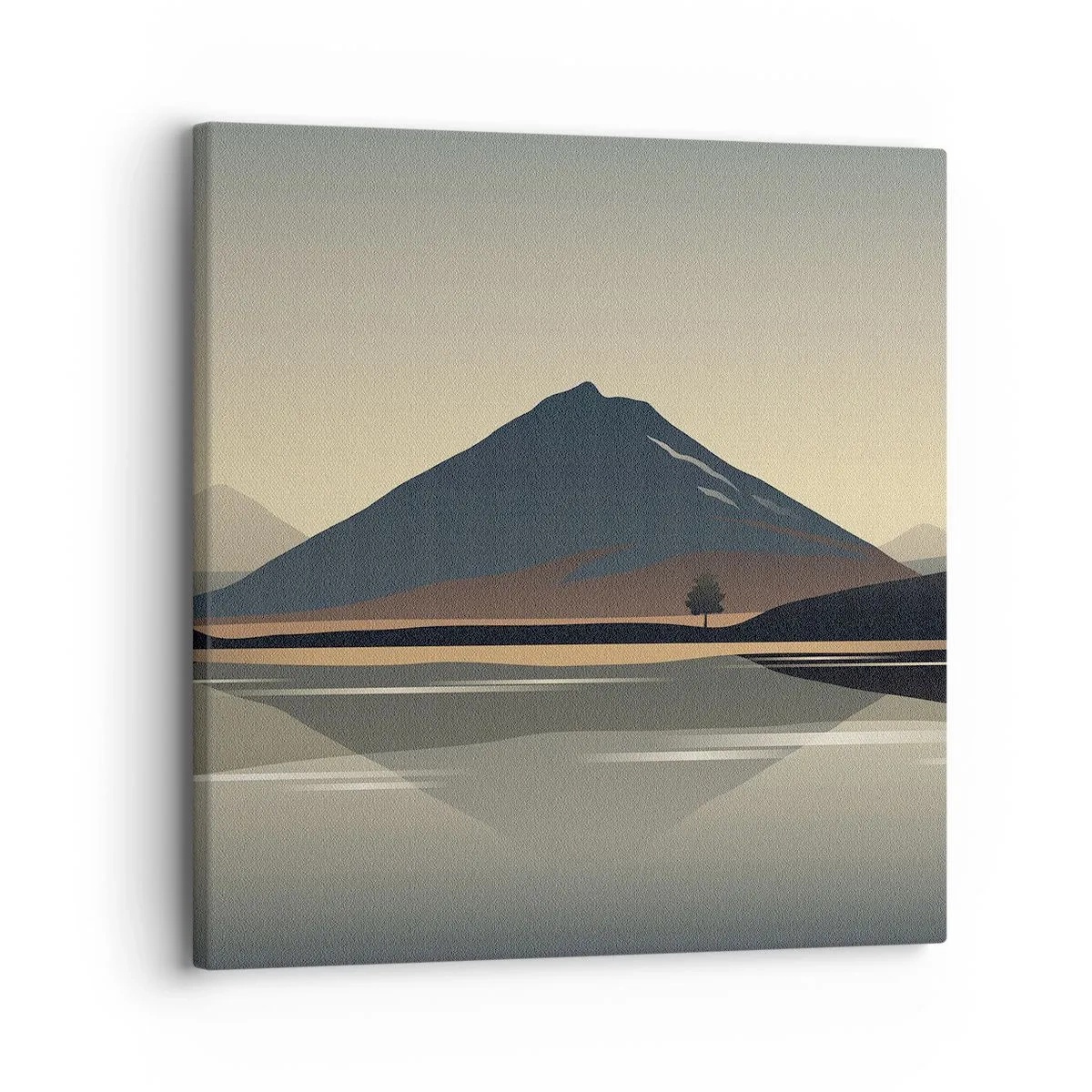 Impression sur toile - Image sur toile - Reflet de miroir - 30x30 cm