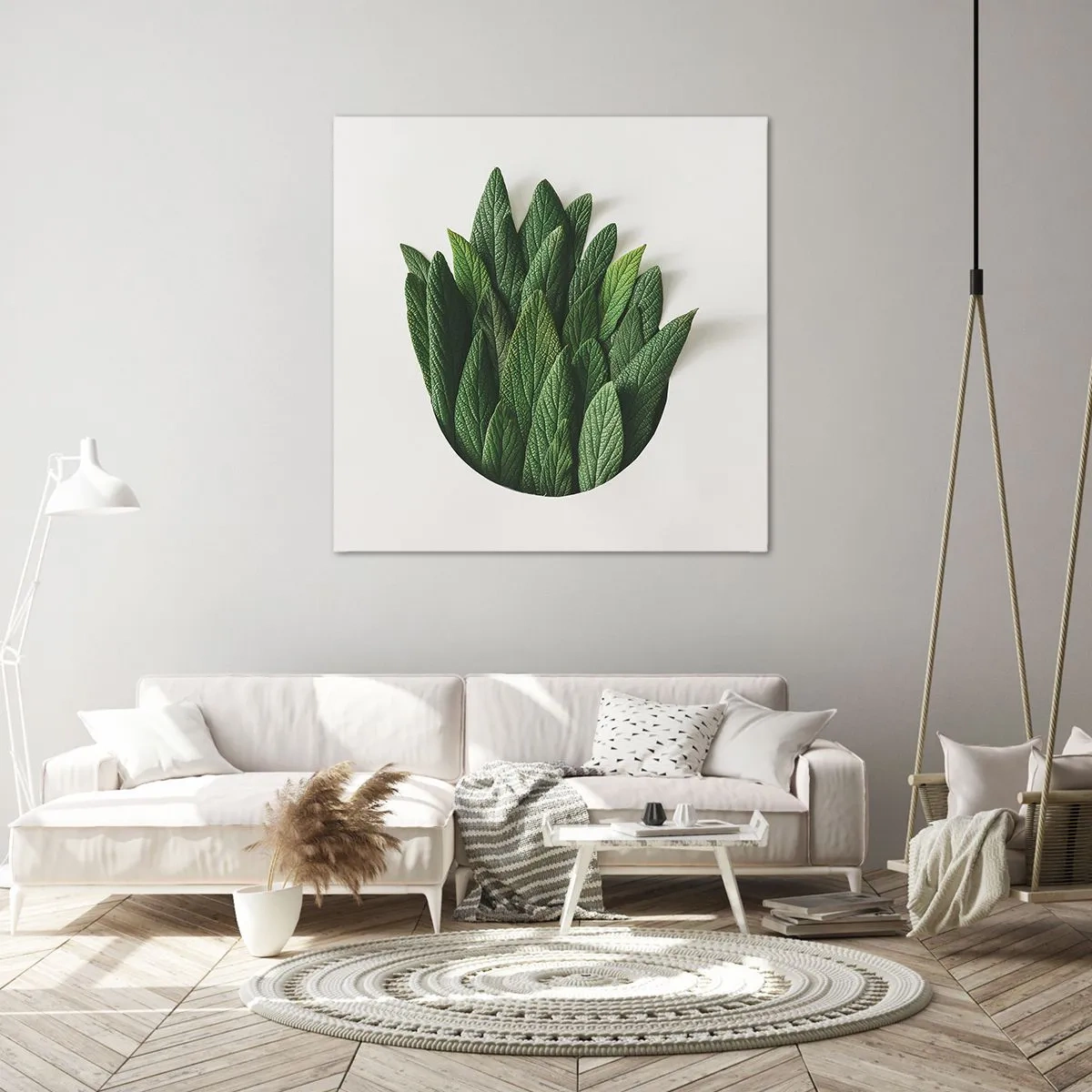 Impression sur toile - Image sur toile - Curiosité sans retenue - 50x50 cm