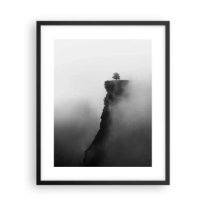 Affiche dans un cadre noir - Poster - Au bord du monde - 40x50 cm