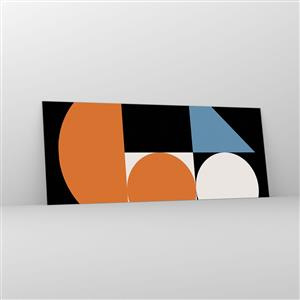 Impression sur verre - Image sur verre - Rangement de figures - 100x40 cm