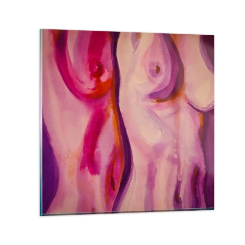 Impression sur verre - Image sur verre - Ode à la féminité - 30x30 cm