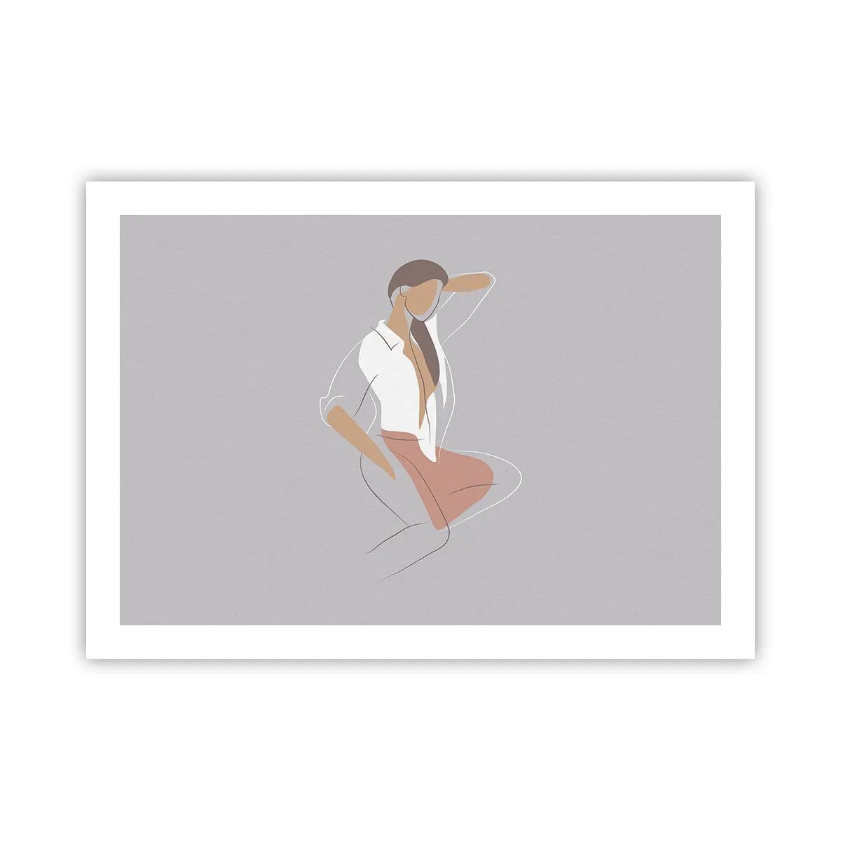 Affiche - Poster - Contour gracieux - 70x50 cm