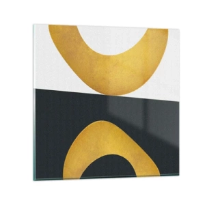 Impression sur verre - Image sur verre - Avant tout : l’or - 70x70 cm