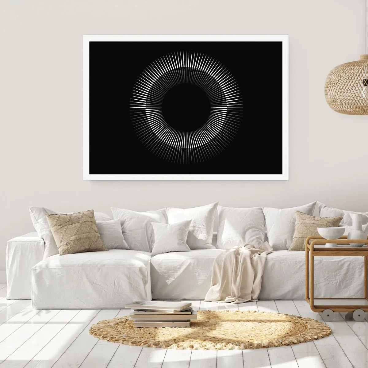 Affiche - Poster - Soleil noir - 40x30 cm