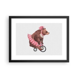 Affiche dans un cadre noir - Poster - Quel cirque ! - 40x30 cm