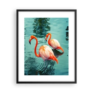 Affiche dans un cadre noir - Poster - Nous sommes à la mode maintenant - 40x50 cm