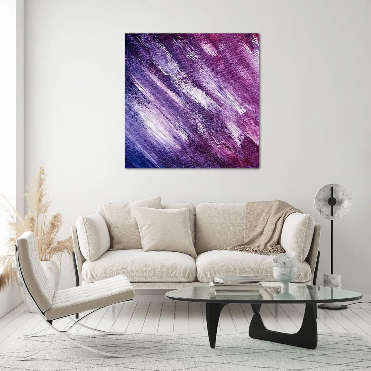 Impression sur verre - Image sur verre - Quand le vent ensoleillé souffle - 60x60 cm