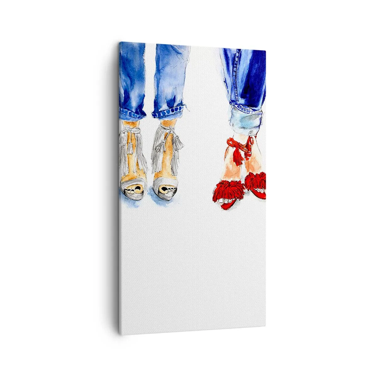 Impression sur toile - Image sur toile - Peut-être irons-nous nous promener? - 45x80 cm