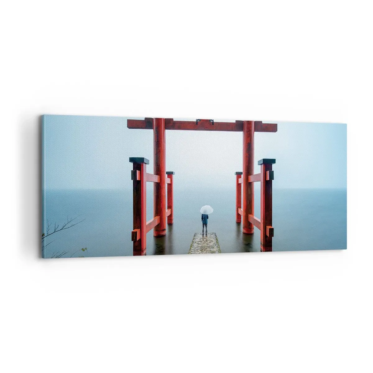 Impression sur toile - Image sur toile - Rêverie japonnaise - 100x40 cm