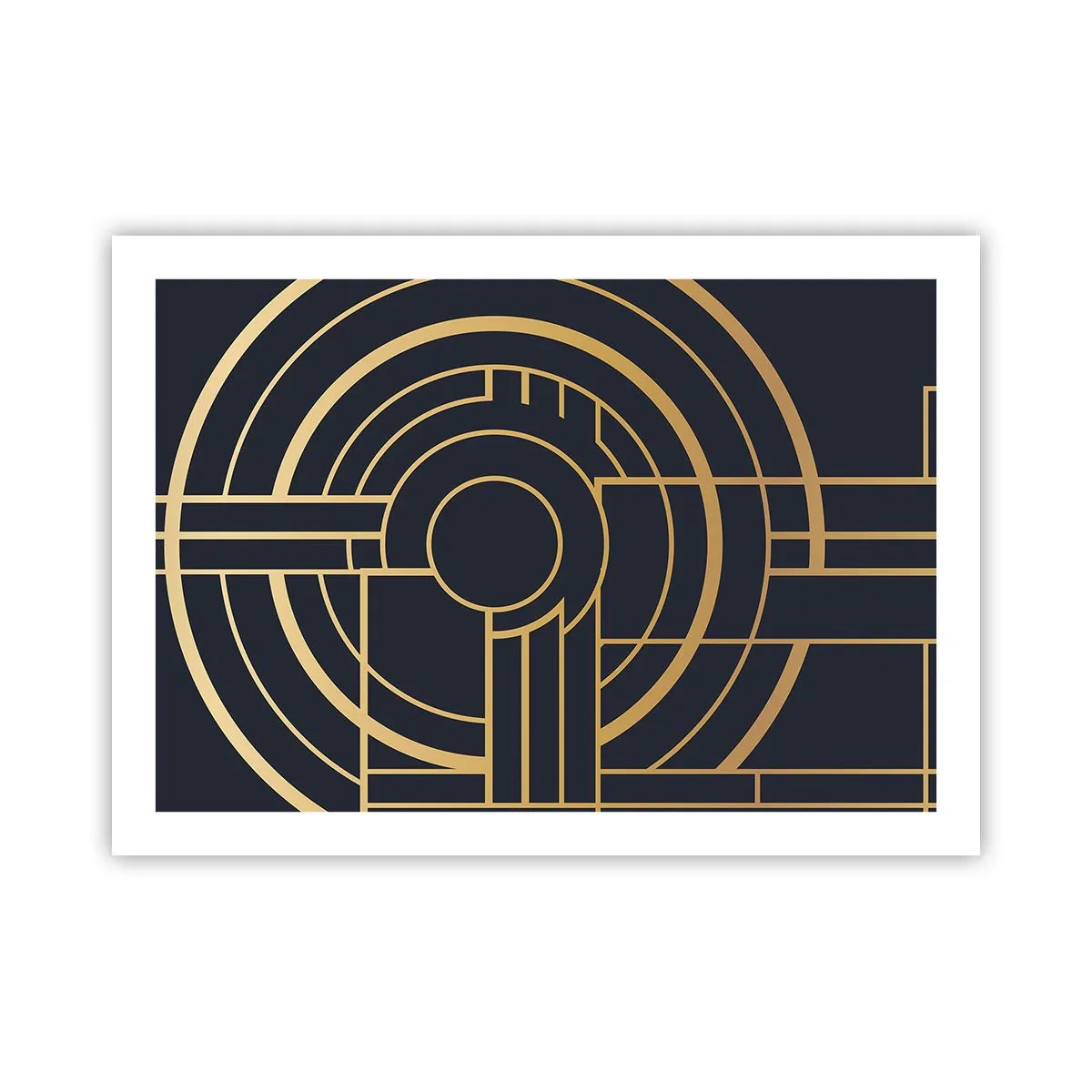 Affiche - Poster - Rotation des éléments - 70x50 cm