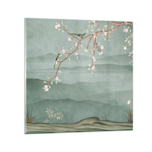 Impression sur verre - Image sur verre - Printemps oh c'est toi - 30x30 cm