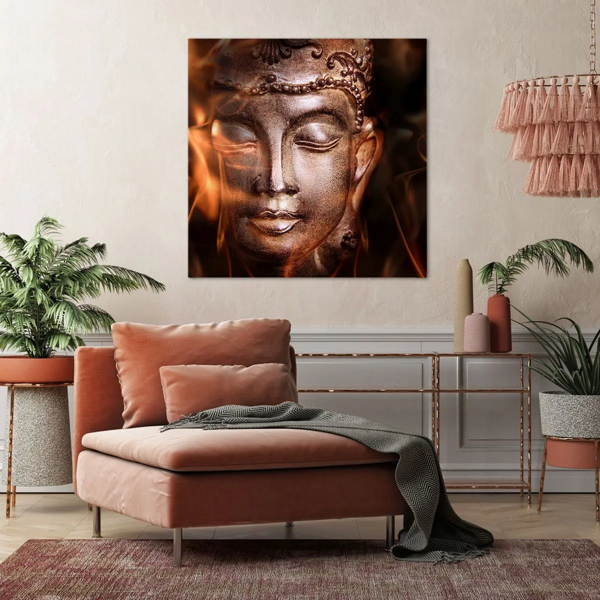 Impression sur toile - Image sur toile - Il n'existe qu'ici et maintenant - 70x70 cm