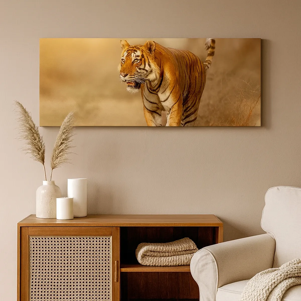 Impression sur toile - Image sur toile - Avant l'attaque - 30x30 cm